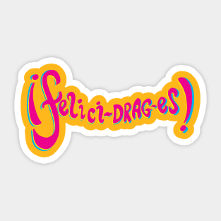 Felicidrages in Pink Sticker